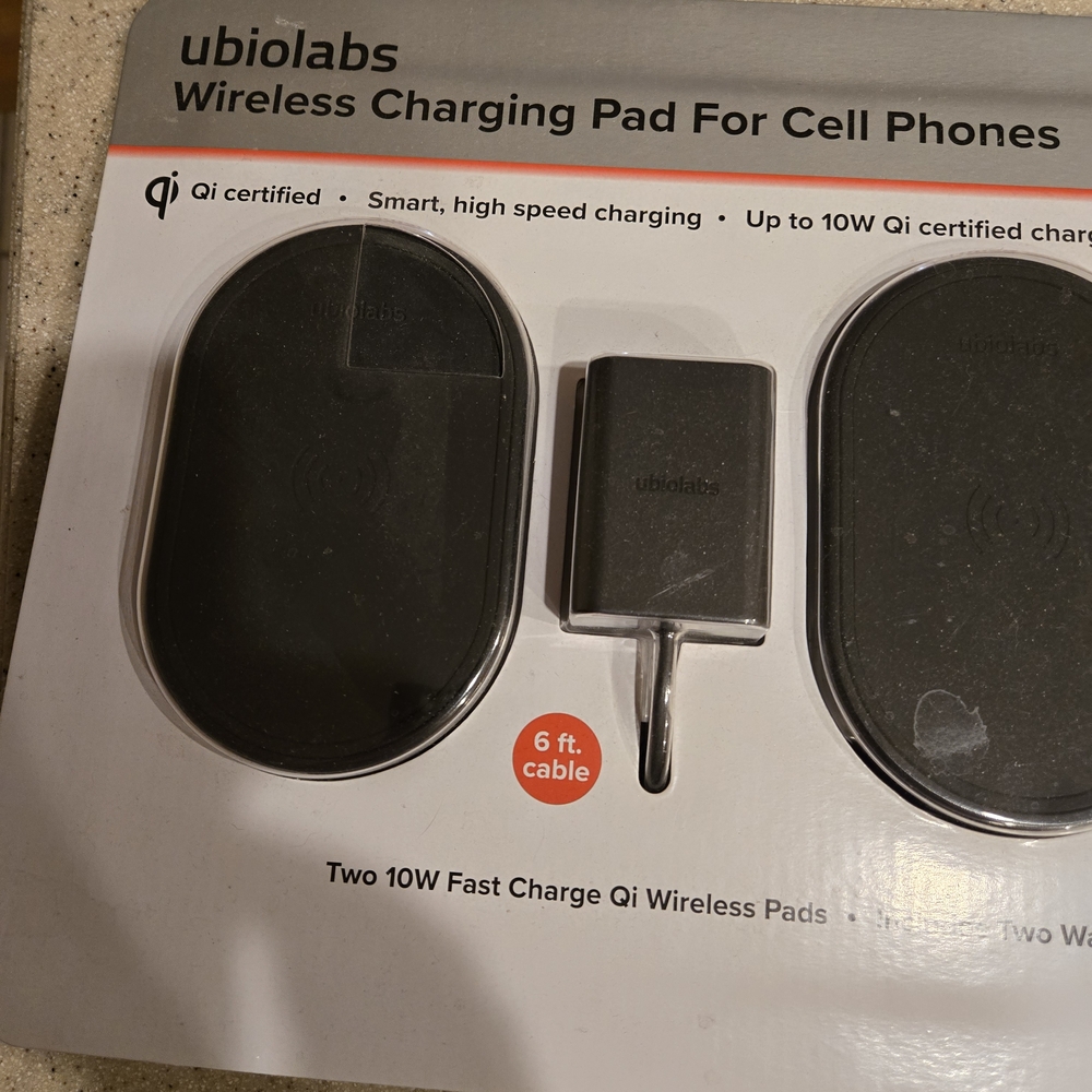Phone Black Wireless Charging Pad Set